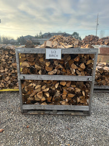 DEPOSIT FOR 1/2 FACECORD OF BIRCH FIREWOOD (RACK NOT INCLUDED)